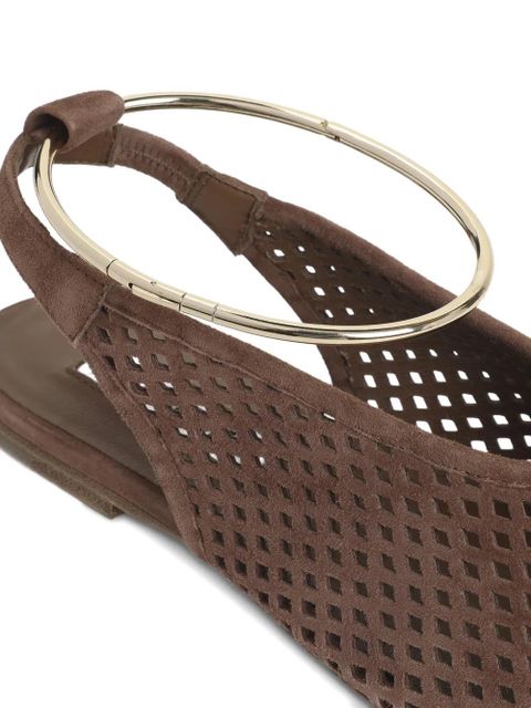 Jil Sander slingback flat pumps - Brown - zdjęcie produktu nr 2