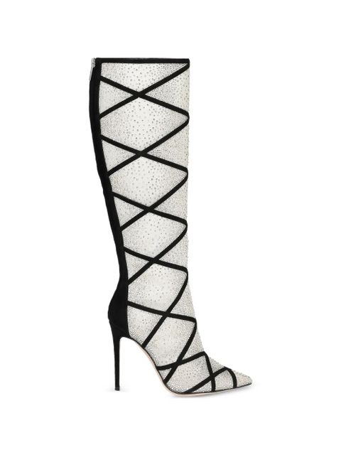 Gianvito Rossi Confetti suede embellished boots - Black - zdjęcie produktu nr 1