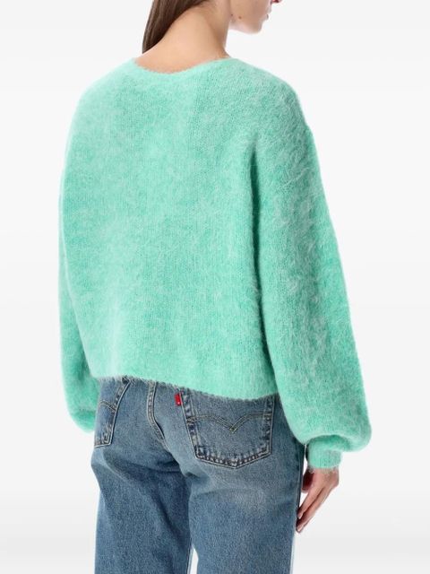 American Vintage buttoned cardigan - Green - zdjęcie produktu nr 2