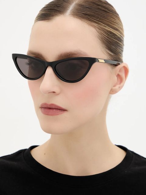 Bottega Veneta okulary przeciwsłoneczne damskie kolor czarny BV1414S