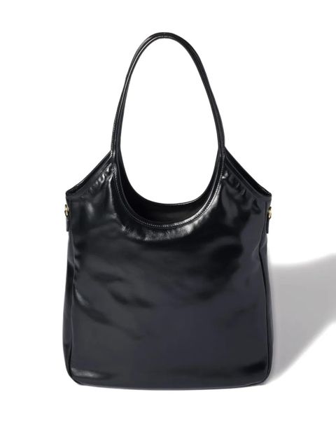Miu Miu Ivy leather tote bag - Black - zdjęcie produktu nr 2