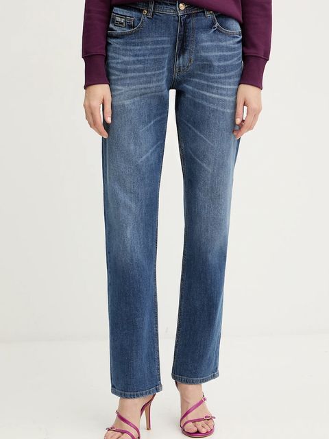 Versace Jeans Couture jeansy damskie high waist 79HAB5B1 CDWAC - zdjęcie produktu nr 1