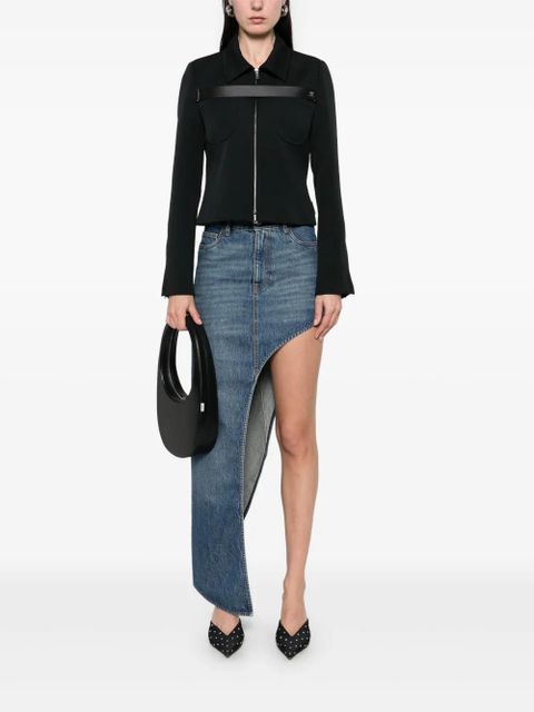 Coperni one-leg denim skirt - Blue