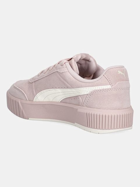 Puma sneakersy zamszowe Carina Mia SD damskie kolor różowy 402638