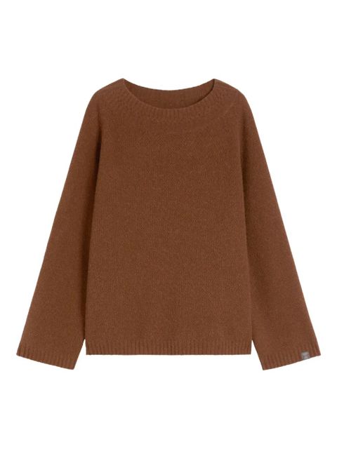 Max Mara long-raglan-sleeves sweater - Brown - zdjęcie produktu nr 1