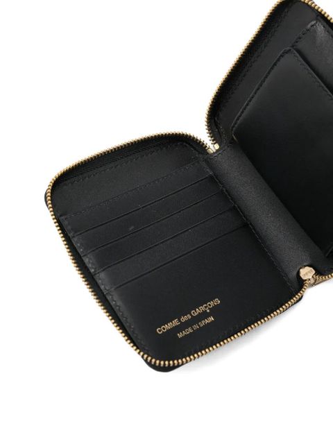 Comme Des Garçons patchwork zip wallet - Blue