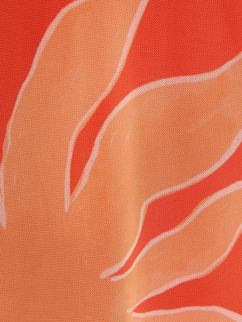 Never Fully Dressed sukienka kolor pomarańczowy maxi prosta NFDDR2111