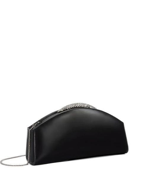 Giuseppe Zanotti Atena leather clutch bag - Black - zdjęcie produktu nr 1