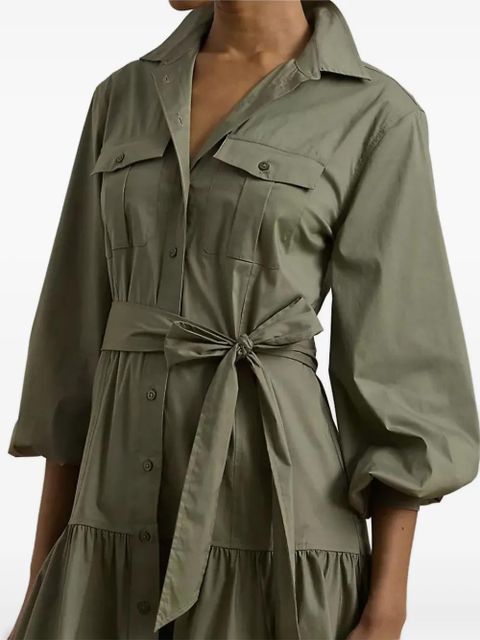 Lauren Ralph Lauren belted shirt dress - Green - zdjęcie produktu nr 2