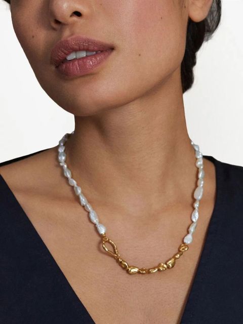 Monica Vinader Keshi pearl-detail necklace - Gold