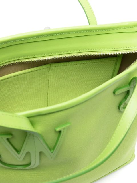 JW Anderson logo-patch tote bag - Green
