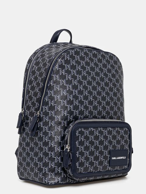 Karl Lagerfeld plecak K/VOYAGE kolor granatowy duży wzorzysty A1W30188 - zdjęcie produktu nr 2