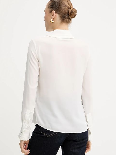 Silvian Heach koszula BISSIGA damska kolor biały regular z kołnierzykiem klasycznym GPA25134CA - zdjęcie produktu nr 2