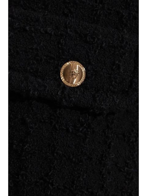 Versace Heritage tweed mini shorts - Black