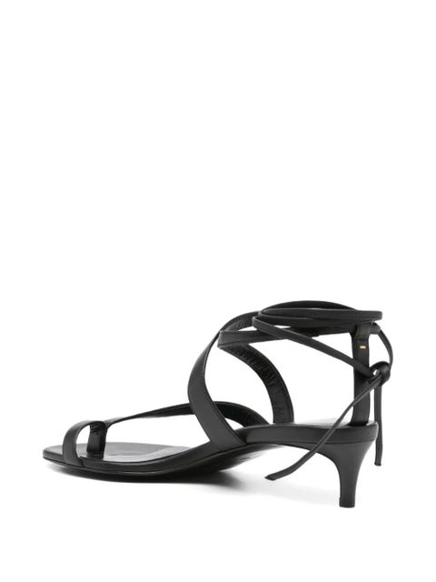 KHAITE 50mm Aimee sandals - Black