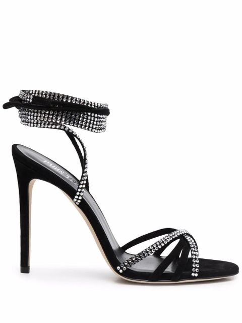 Paris Texas Holly Nicole crystal-embellished sandals - Black - zdjęcie produktu nr 1