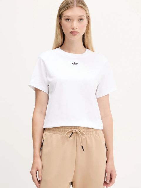 adidas Originals t-shirt bawełniany Adibreak damski kolor biały JV7207 - zdjęcie produktu nr 1