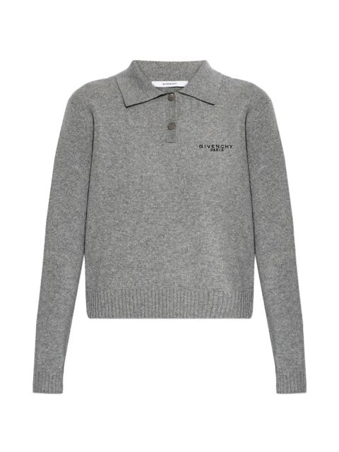 Givenchy long-sleeve polo top - Grey - zdjęcie produktu nr 1