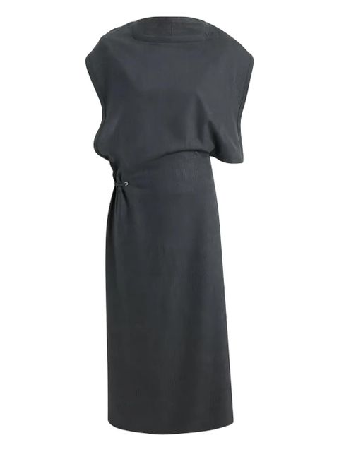 KHAITE Iris draped dress - Grey - zdjęcie produktu nr 1