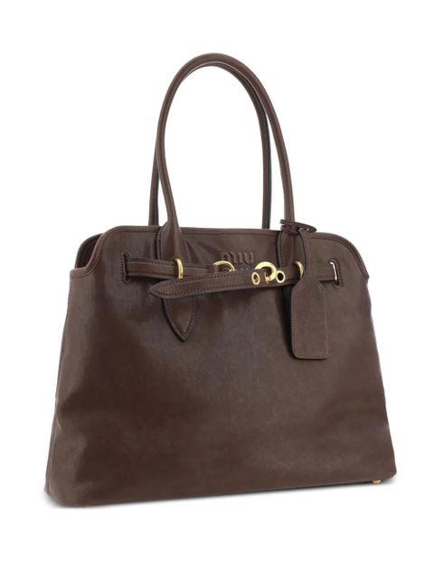 Miu Miu Aventure tote bag - Brown