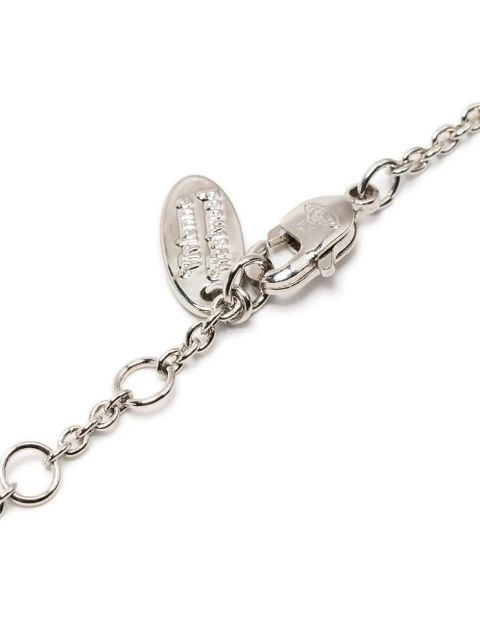 Vivienne Westwood mini bas relief chain bracelet - Silver - zdjęcie produktu nr 2