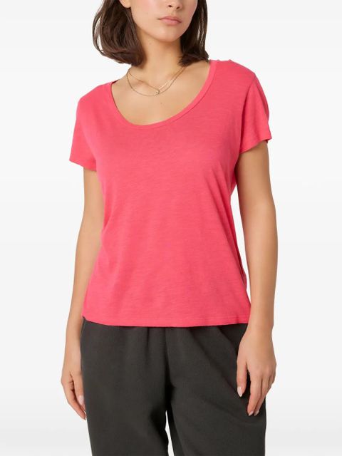 American Vintage short-sleeve U-neck T-shirt - Pink