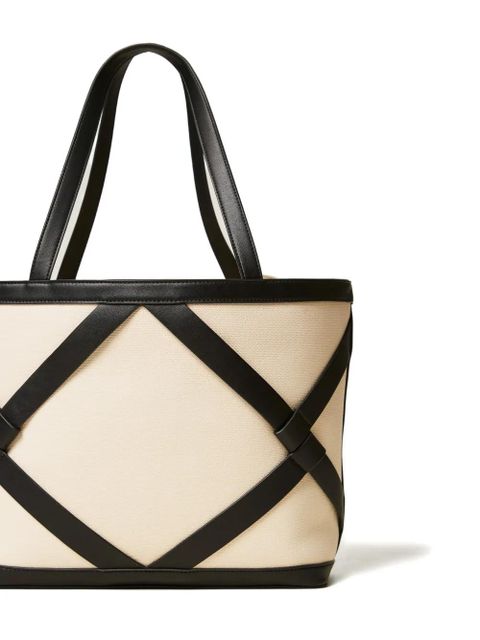 TWINSET laced tote bag - Neutrals