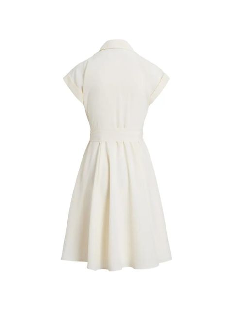Lauren Ralph Lauren pin-tucked belted dress - Neutrals - zdjęcie produktu nr 2