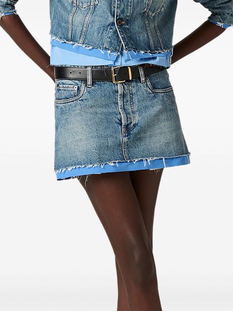 Miu Miu denim mini skirt - Blue - zdjęcie produktu nr 2