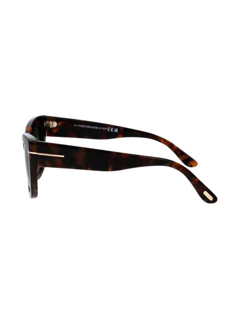 TOM FORD Eyewear rectangle-frame sunglasses - Brown