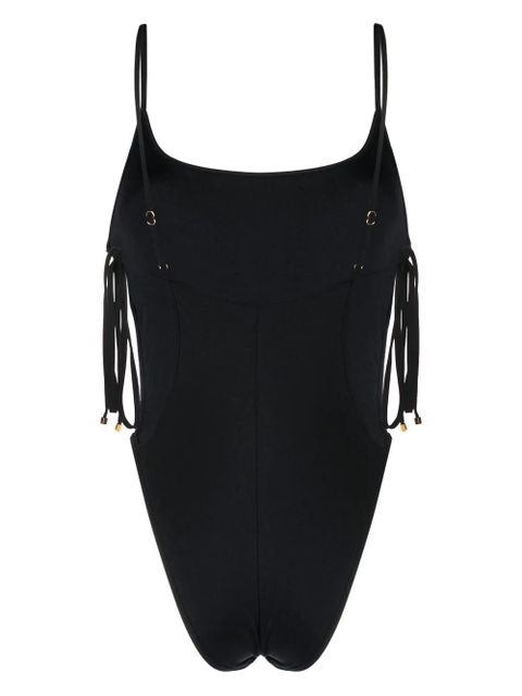 Blumarine open tie-side swimsuit - Black - zdjęcie produktu nr 2