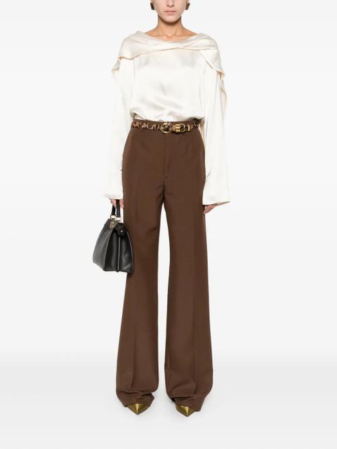 Gucci pressed-crease trousers - Brown - zdjęcie produktu nr 2