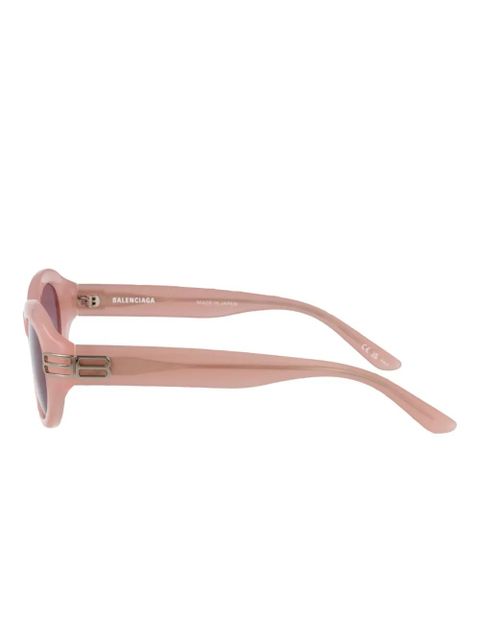 Balenciaga Eyewear logo-detail sunglasses - Pink