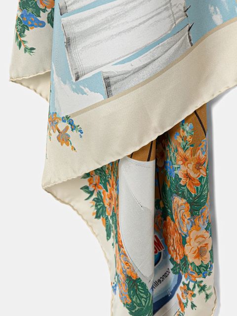 Moschino chusta jedwabna - zdjęcie produktu nr 2