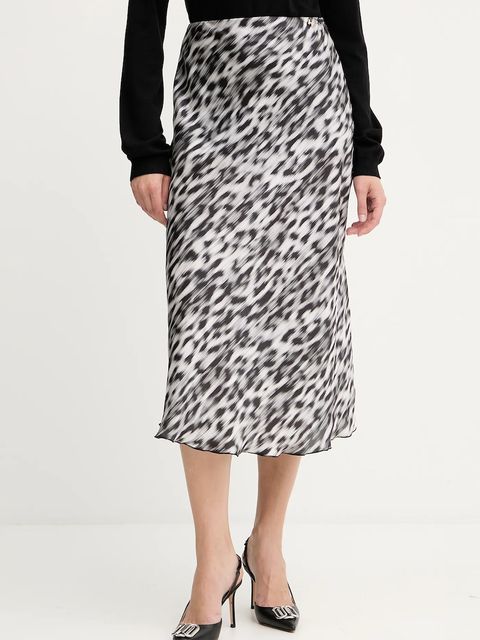 Silvian Heach spódnica SILGA kolor czarny midi rozkloszowana GPA25457LO - zdjęcie produktu nr 1