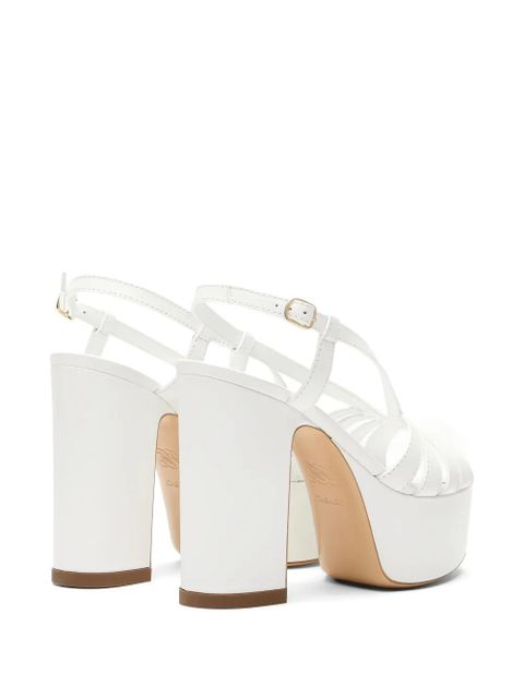 Casadei Elsa platform strap sandals - White