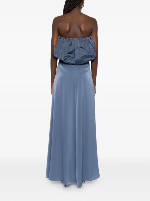 Max Mara Operoso strapless maxi dress - Blue