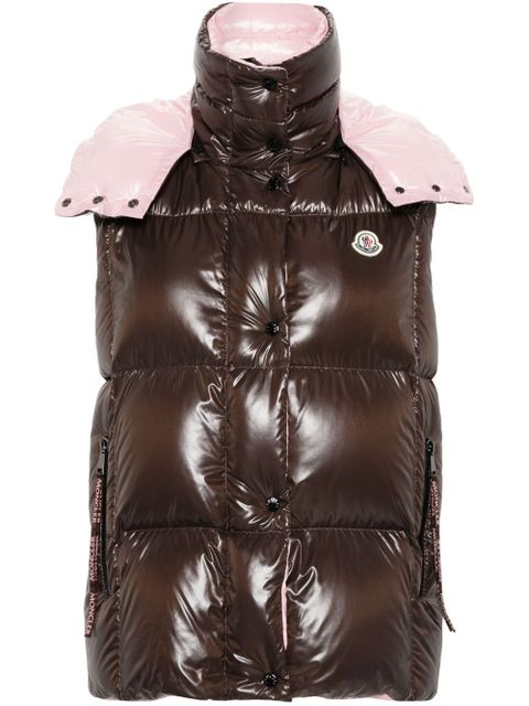 Moncler Luzule vest - Brown - zdjęcie produktu nr 1