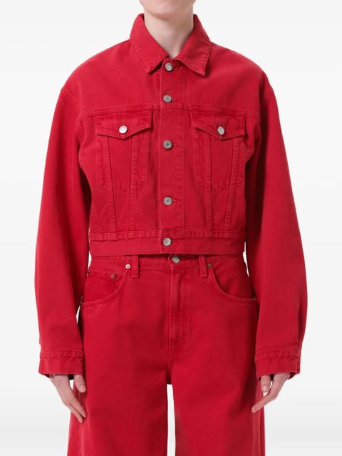 AGOLDE Radley buttoned jacket - Red - zdjęcie produktu nr 1