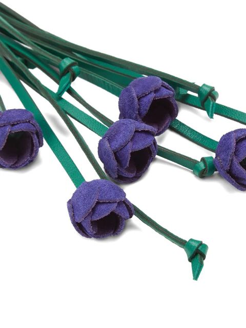 Versace Viola leather charm - Purple