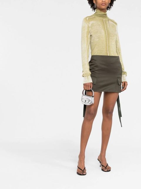 Diesel 1DR-XS-S mini bag - Silver - zdjęcie produktu nr 2