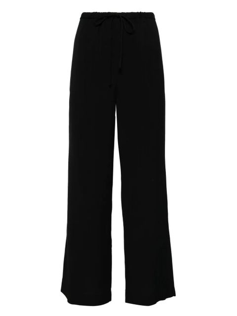 TOTEME striped drawstring trousers - Black - zdjęcie produktu nr 1