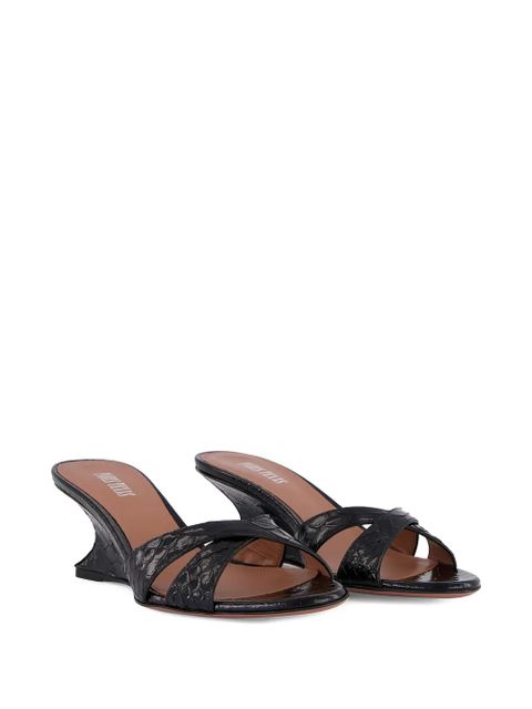 Paris Texas Nina criss-cross sandals - Black
