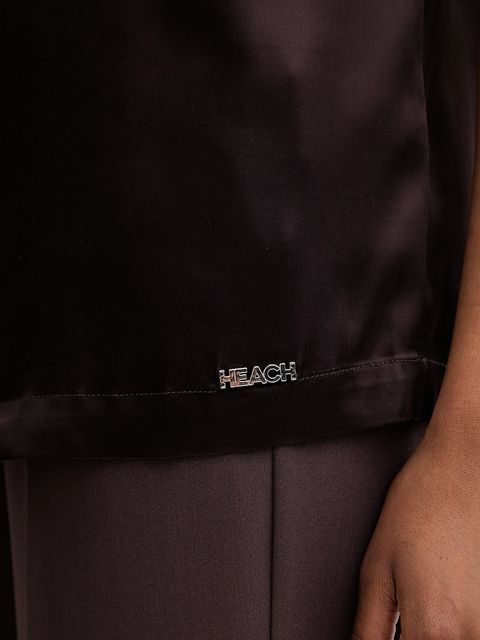 Silvian Heach t-shirt OREILLE damski kolor brązowy GPA25530BL