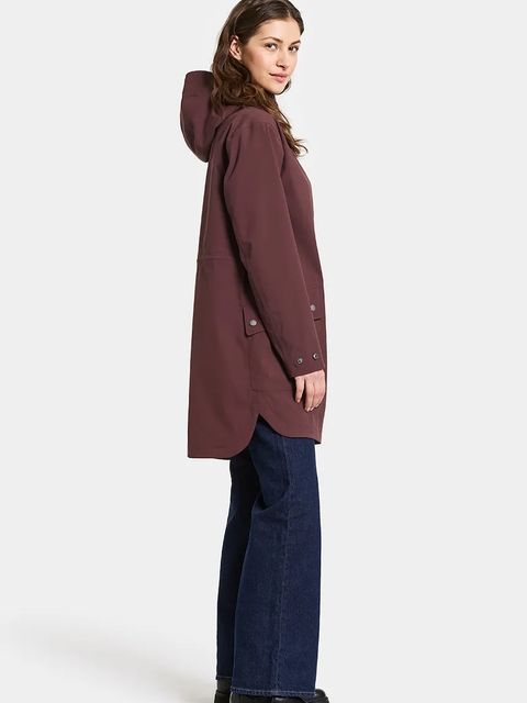 Didriksons kurtka GWEN damska kolor bordowy 505683