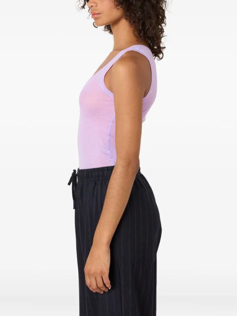 American Vintage Massachusetts round-neck tank top - Purple