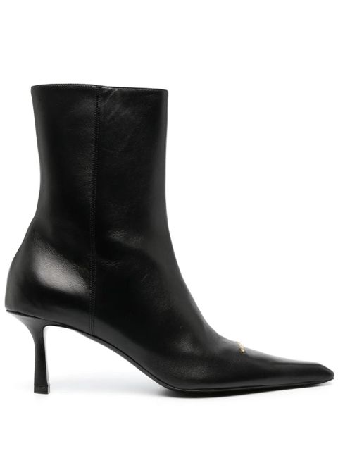 Alexander Wang Viola 77mm leather boots - Black - zdjęcie produktu nr 1