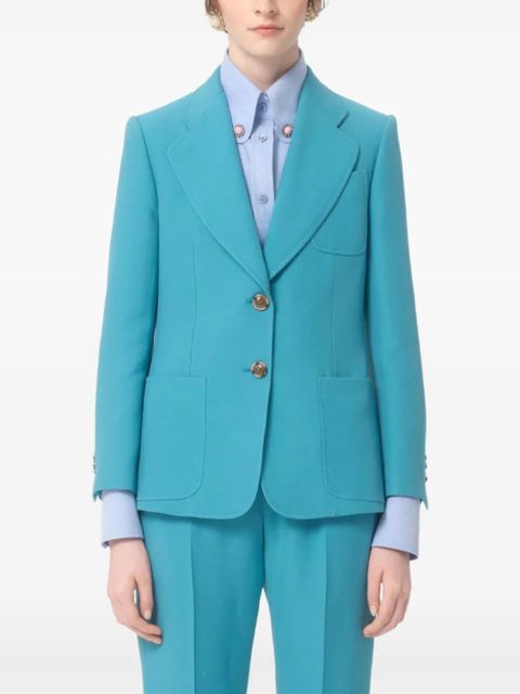 Valentino Garavani Crepe Couture blazer - Blue