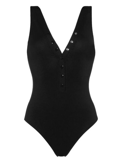 ERES Icône button tank one-piece swimsuit - Black - zdjęcie produktu nr 1