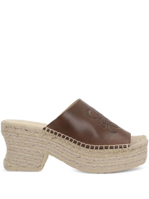 LOEWE 80mm Petal espadrilles - Brown - zdjęcie produktu nr 1